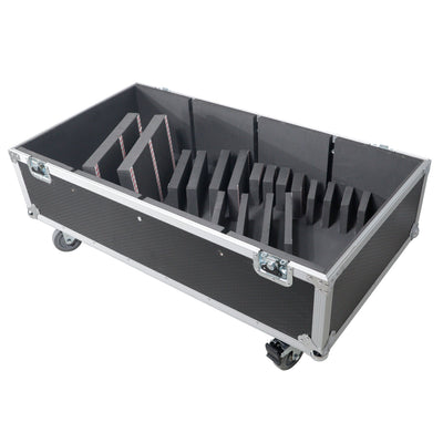ProX Universal Dual ATA Speaker Flight Case Fits 2 pcs 28x20x20 inch speakers, Two JBL SRX 815P and Similar Sized Speakers