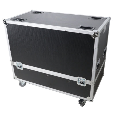 ProX Universal Dual ATA Speaker Flight Case Fits 2 pcs 28x20x20 inch speakers, Two JBL SRX 815P and Similar Sized Speakers