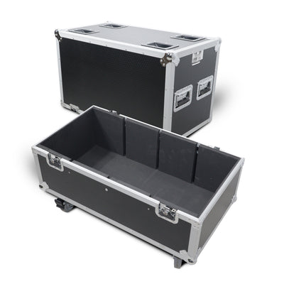 ProX Universal ATA Dual Speaker Flight Case for 2x QSC K12 JBL PRX812 2x Speakers and similar size speakers 25x15x15 in.