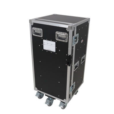 ProX Pro 6 Utility Drawer Workbox ATA Flight Style Case with Hinged Storage Door and Five 5 inch Casters