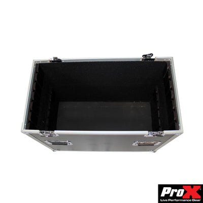 ProX ATA Flight Style Road Case 24" in. Aluminum 8mm F34 F32 F31 Truss Base Plates - Fits 6x