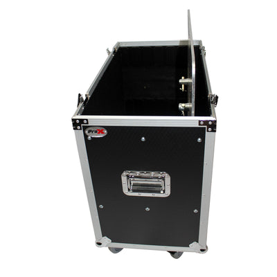ProX ATA Flight Style Road Case 30" in. Aluminum 8mm F34 F32 F31 Truss Base Plates - Fits 6x