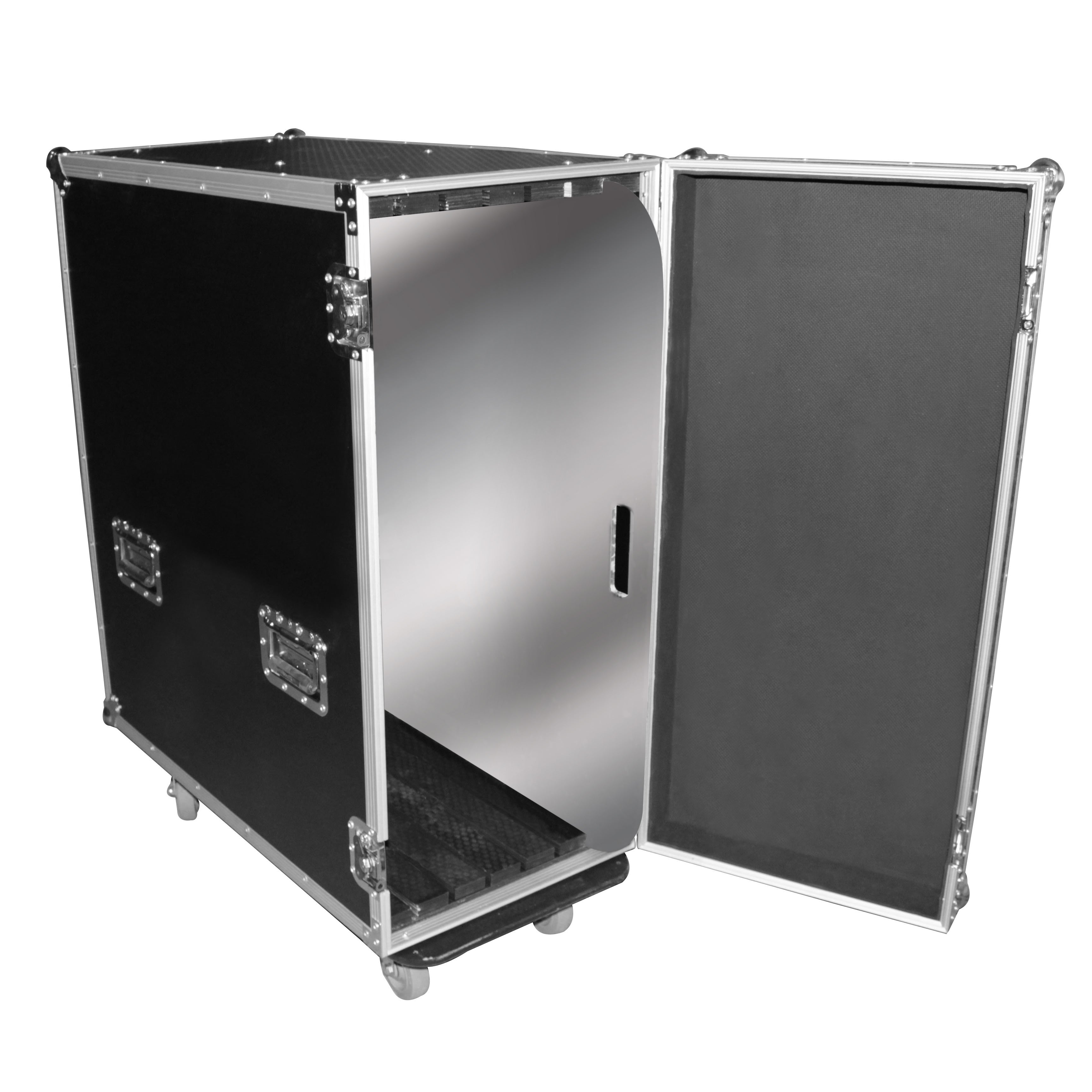 ProX ATA Flight Style Road Case 36" in. Aluminum 8mm F34 F32 F31 Truss Base Plates - Fits 6x