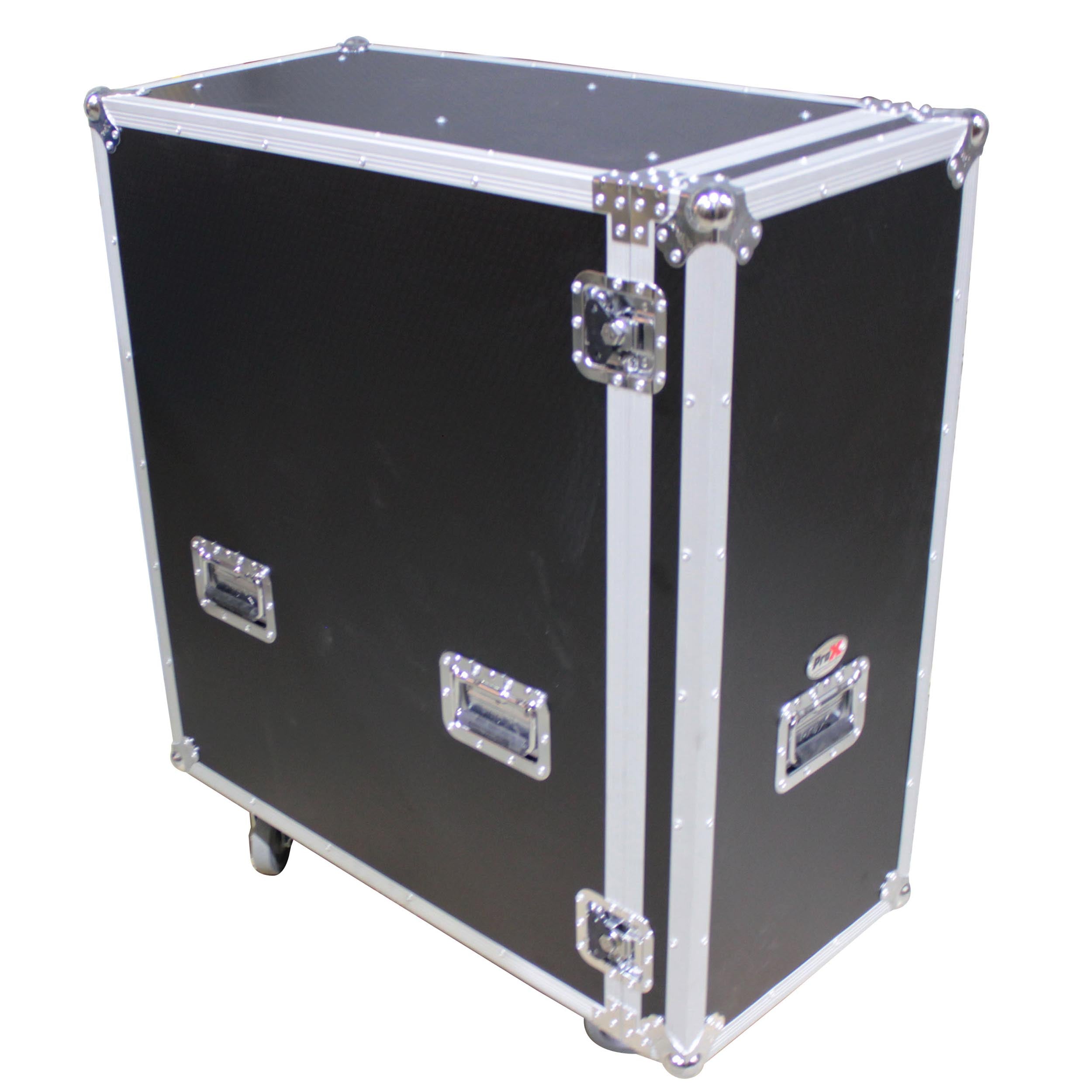 ProX ATA Flight Style Road Case 36" in. Aluminum 8mm F34 F32 F31 Truss Base Plates - Fits 6x