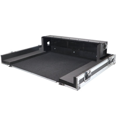 ProX ATA Digital Audio Mixer Flight Case for Allen & Heath AVANTIS Console with Doghouse compartment and Caster wheels