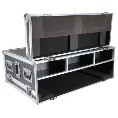ProX ATA Digital Audio Mixer Flight Case for Allen & Heath AVANTIS Console with Doghouse compartment and Caster wheels