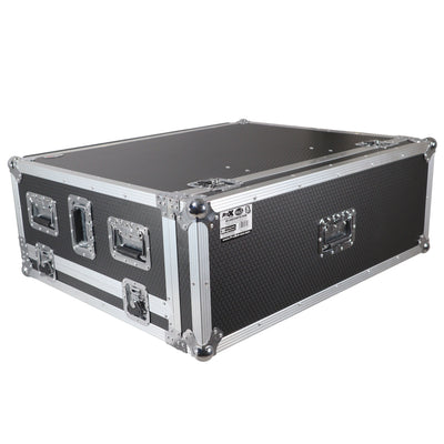 ProX ATA Digital Audio Mixer Flight Case for Allen & Heath AVANTIS Console with Doghouse compartment and Caster wheels