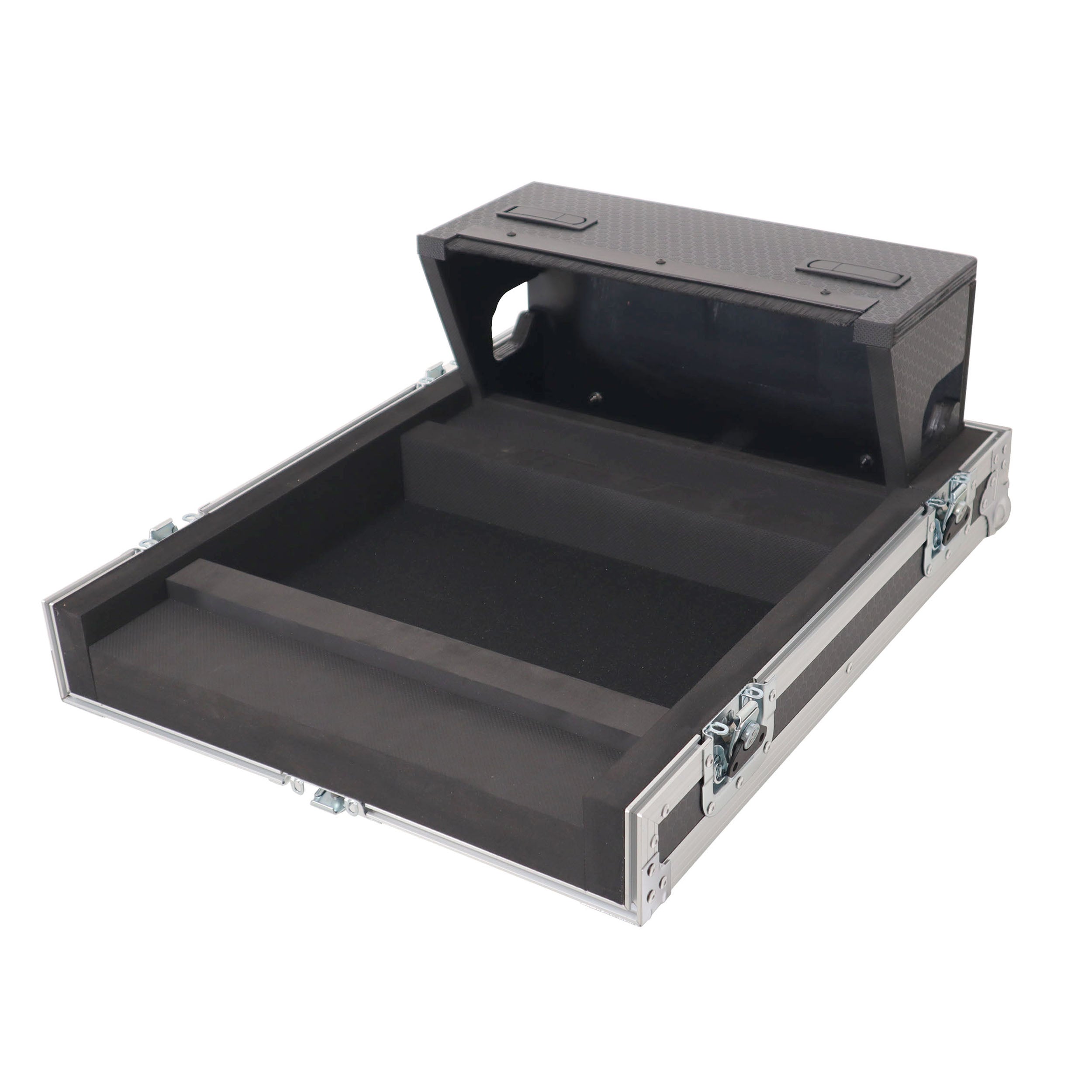 ProX ATA Digital Audio Mixer Flight Case for Allen & Heath QU5 Console with Doghouse compartment and 4x Caster wheels