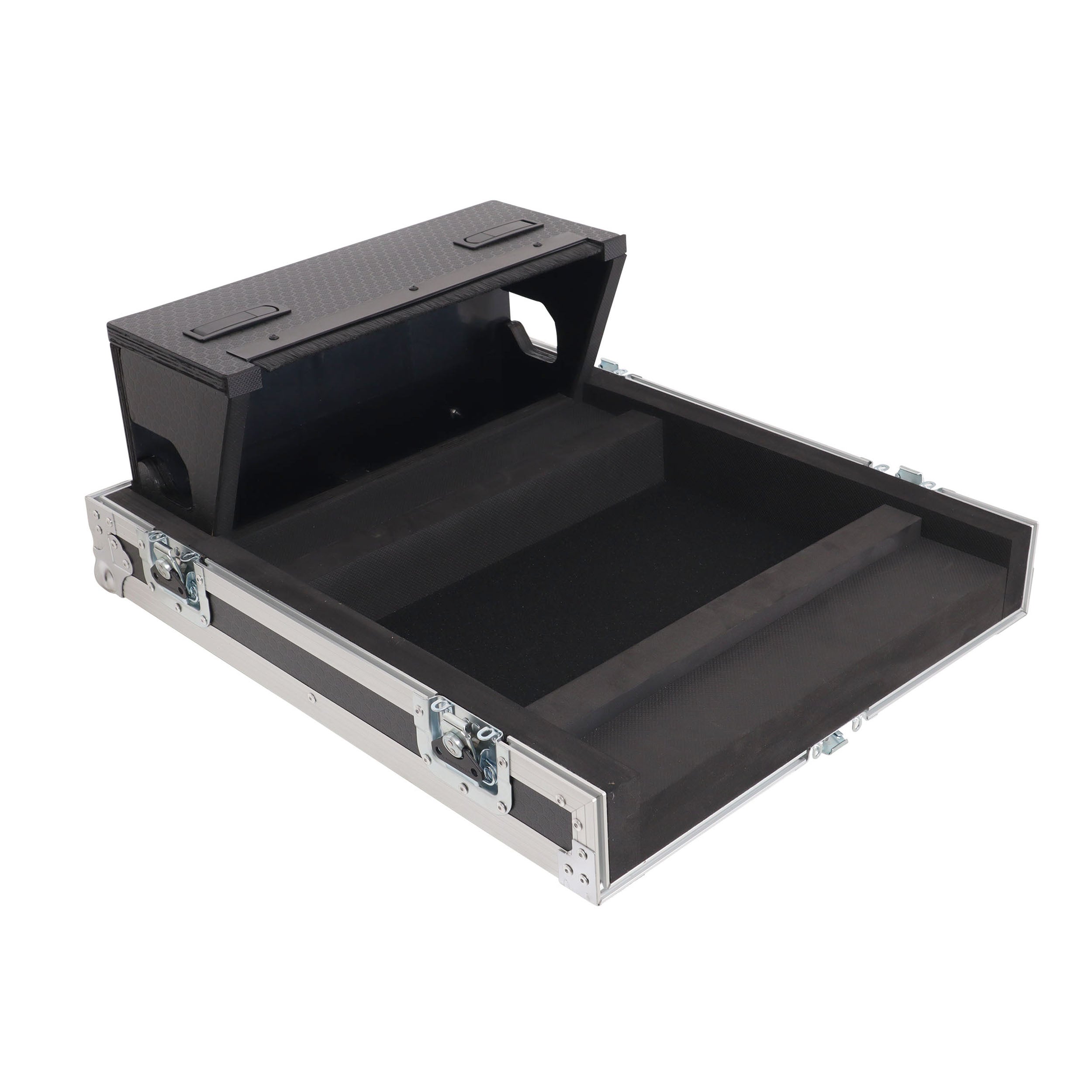 ProX ATA Digital Audio Mixer Flight Case for Allen & Heath QU5 Console with Doghouse compartment and 4x Caster wheels