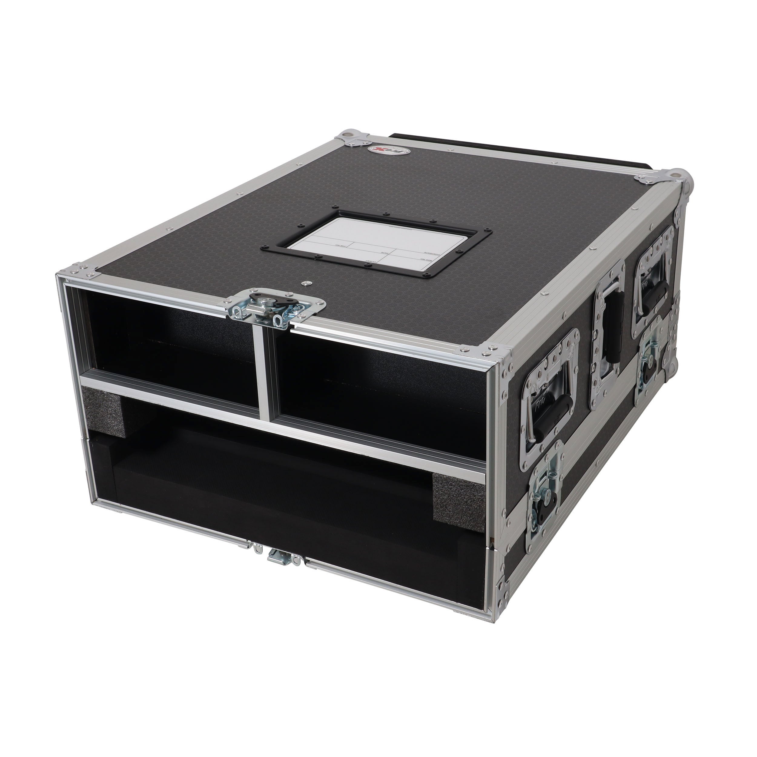ProX ATA Digital Audio Mixer Flight Case for Allen & Heath QU5 Console with Doghouse compartment and 4x Caster wheels