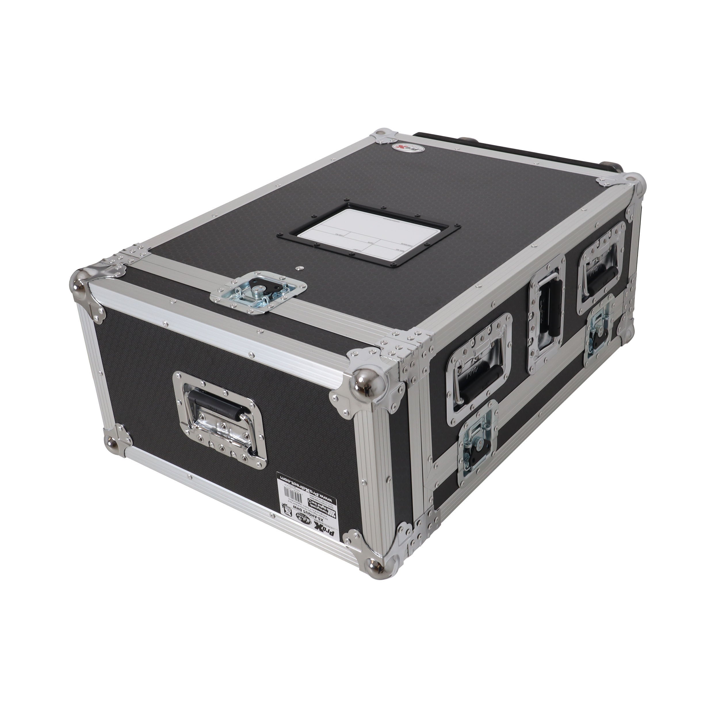 ProX ATA Digital Audio Mixer Flight Case for Allen & Heath QU5 Console with Doghouse compartment and 4x Caster wheels
