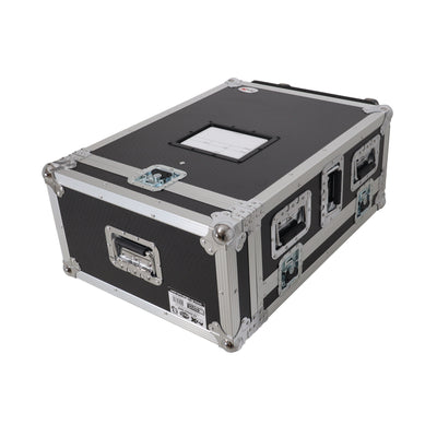 ProX ATA Digital Audio Mixer Flight Case for Allen & Heath QU5 Console with Doghouse compartment and 4x Caster wheels