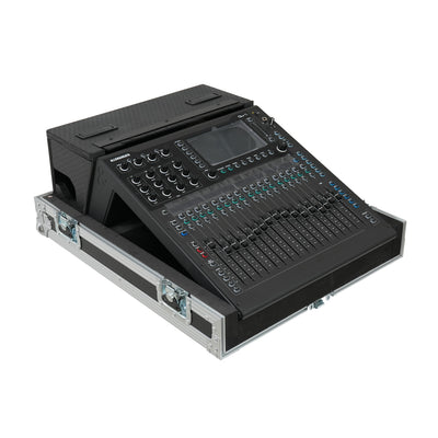 ProX ATA Digital Audio Mixer Flight Case for Allen & Heath QU5 Console with Doghouse compartment and 4x Caster wheels