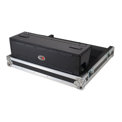 ProX ATA Digital Audio Mixer Flight Case for Allen & Heath QU6 Console with Doghouse compartment and 4x Caster wheels