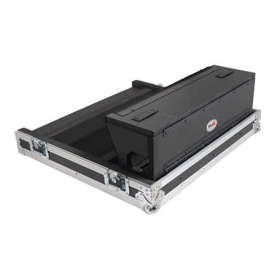 ProX ATA Digital Audio Mixer Flight Case for Allen & Heath QU6 Console with Doghouse compartment and 4x Caster wheels