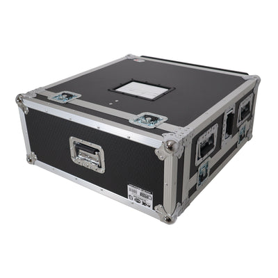 ProX ATA Digital Audio Mixer Flight Case for Allen & Heath QU6 Console with Doghouse compartment and 4x Caster wheels