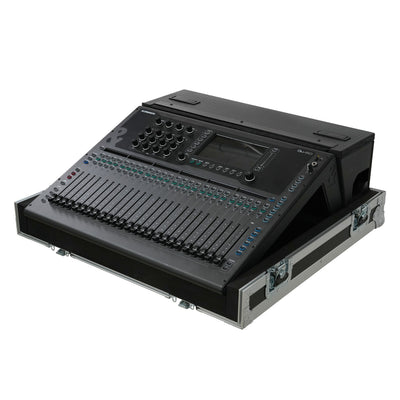 ProX ATA Digital Audio Mixer Flight Case for Allen & Heath QU6 Console with Doghouse compartment and 4x Caster wheels