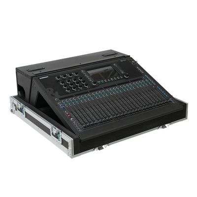 ProX ATA Digital Audio Mixer Flight Case for Allen & Heath QU6 Console with Doghouse compartment and 4x Caster wheels