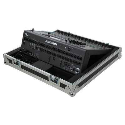ProX Flight Case for Allen & Heath QU6 ATA Digital Audio Mixer Console and 2x Low Profile Wheels