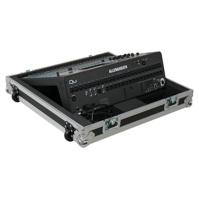 ProX Flight Case for Allen & Heath QU6 ATA Digital Audio Mixer Console and 2x Low Profile Wheels