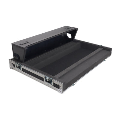 ProX ATA Digital Audio Mixer Flight Case for Allen & Heath QU7 Console with Doghouse compartment and 4x Caster wheels