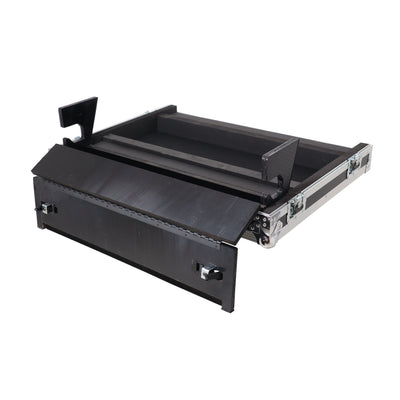 ProX ATA Digital Audio Mixer Flight Case for Allen & Heath QU7 Console with Doghouse compartment and 4x Caster wheels
