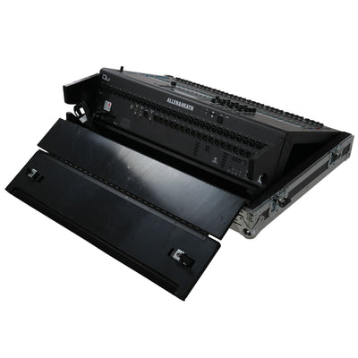 ProX ATA Digital Audio Mixer Flight Case for Allen & Heath QU7 Console with Doghouse compartment and 4x Caster wheels