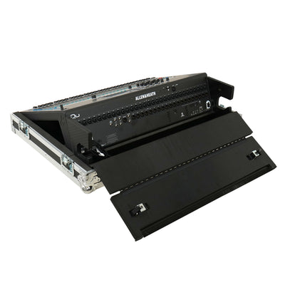 ProX ATA Digital Audio Mixer Flight Case for Allen & Heath QU7 Console with Doghouse compartment and 4x Caster wheels