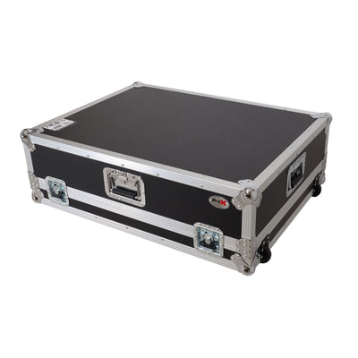 ProX Flight Case for Allen & Heath QU7 ATA Digital Audio Mixer Console and 2x Low Profile Wheels
