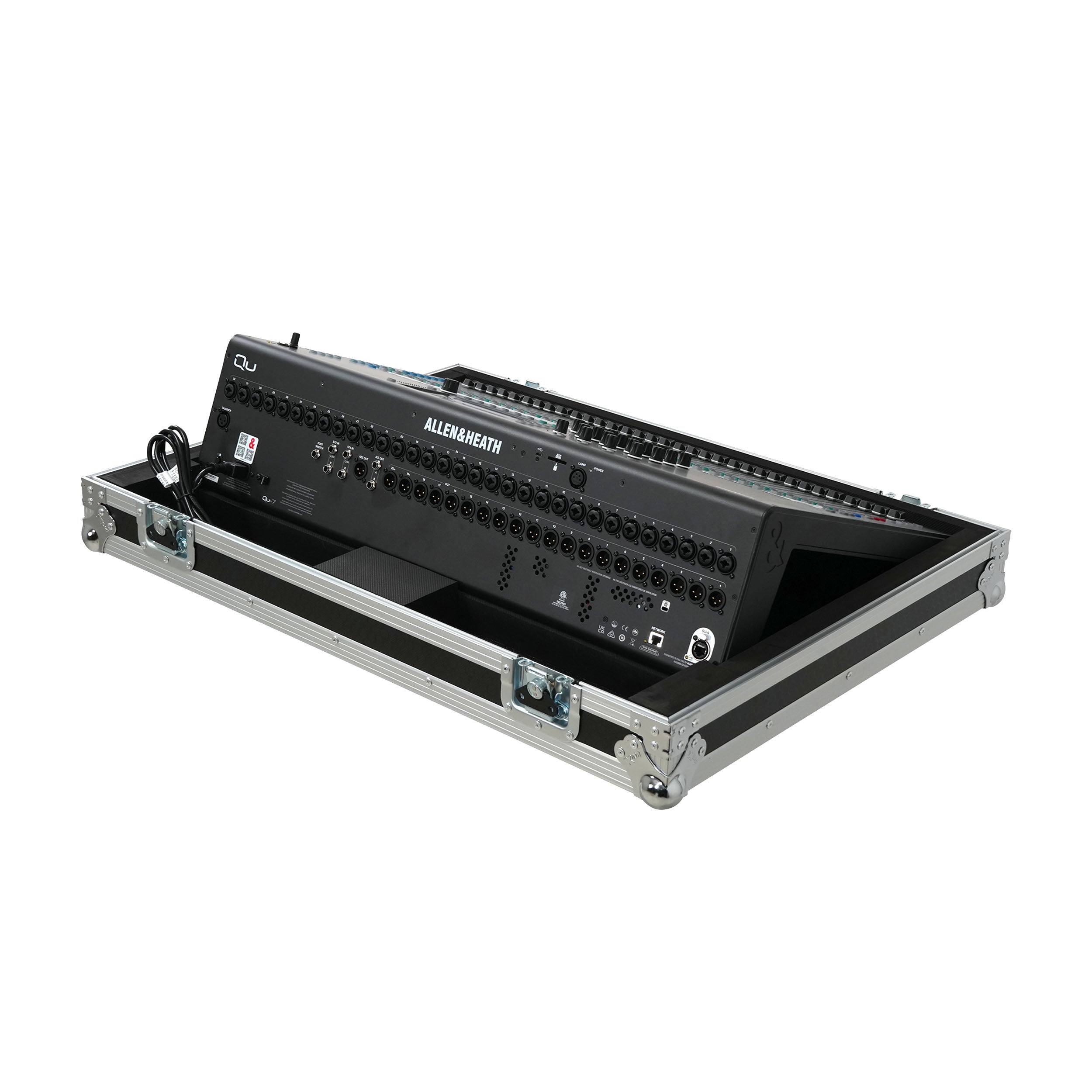 ProX Flight Case for Allen & Heath QU7 ATA Digital Audio Mixer Console and 2x Low Profile Wheels