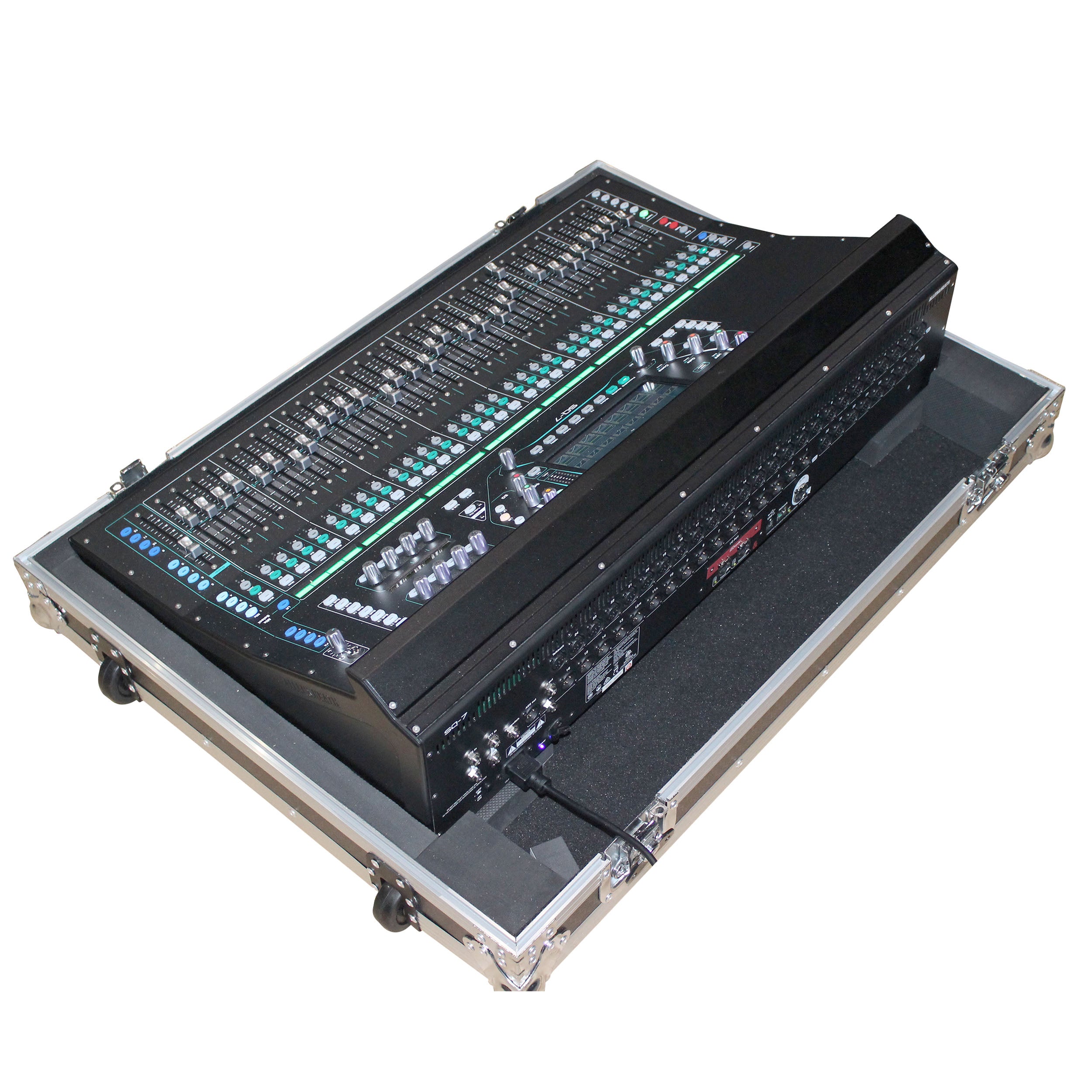 ProX Fits Allen & Heath SQ7 Digital Mixer Console Flight Case W/Wheels