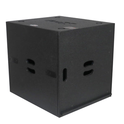 ProX 10U Rack Case 14" Deep Vertical Amp Rack Polyurea Coated BLAQ Series