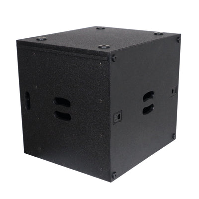 ProX 10U Rack Case 14" Deep Vertical Amp Rack Polyurea Coated BLAQ Series