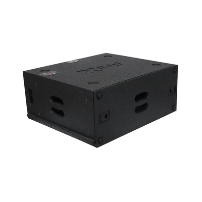 ProX 4U Rack Case 14" Deep Vertical Amp Rack Polyurea Coated BLAQ Series