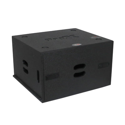 ProX 6U Rack Case 14" Deep Vertical Amp Rack Polyurea Coated BLAQ Series