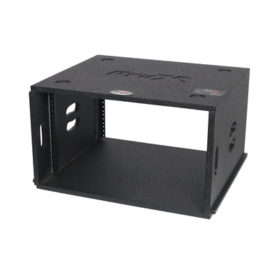 ProX 6U Rack Case 14" Deep Vertical Amp Rack Polyurea Coated BLAQ Series