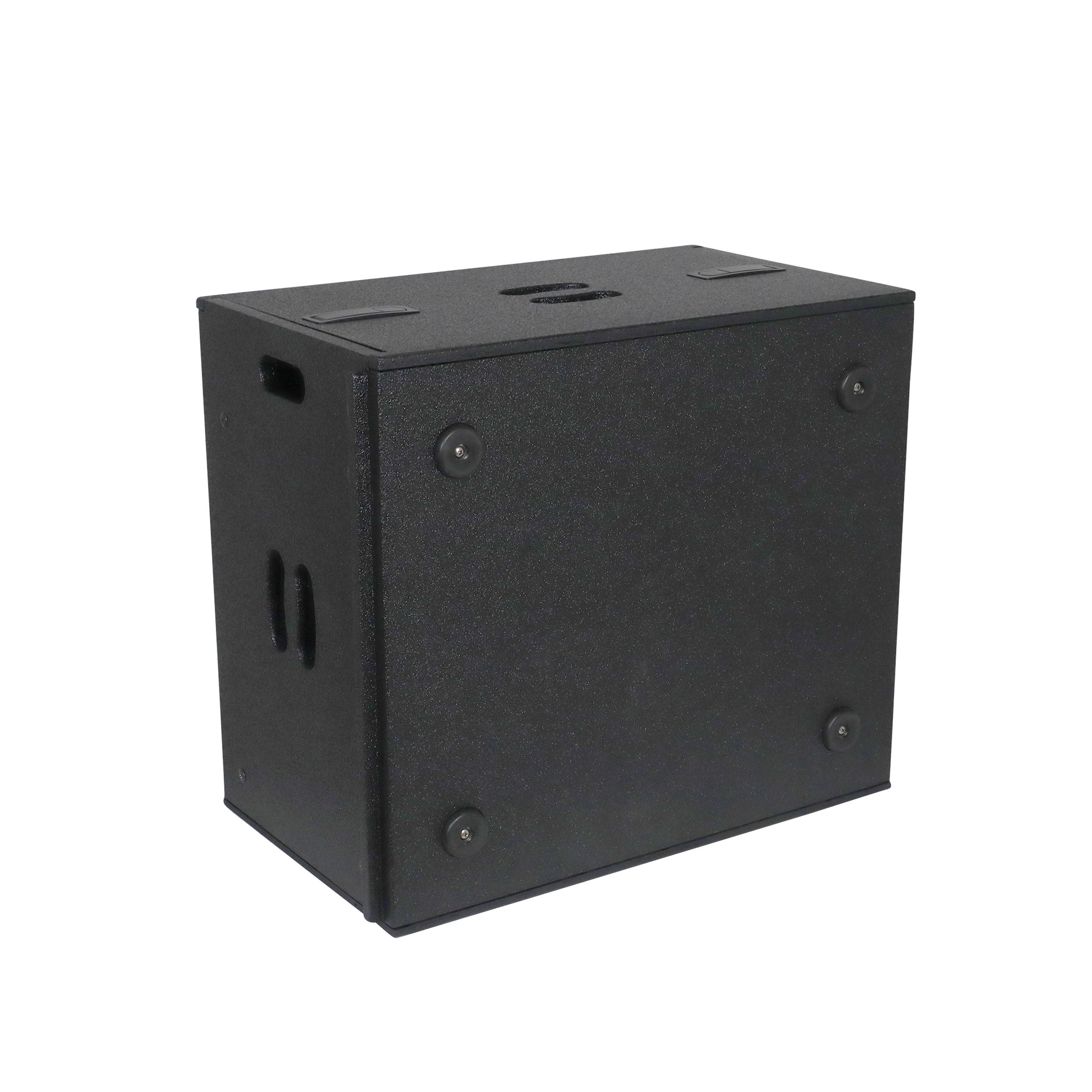 ProX 6U Rack Case 14" Deep Vertical Amp Rack Polyurea Coated BLAQ Series