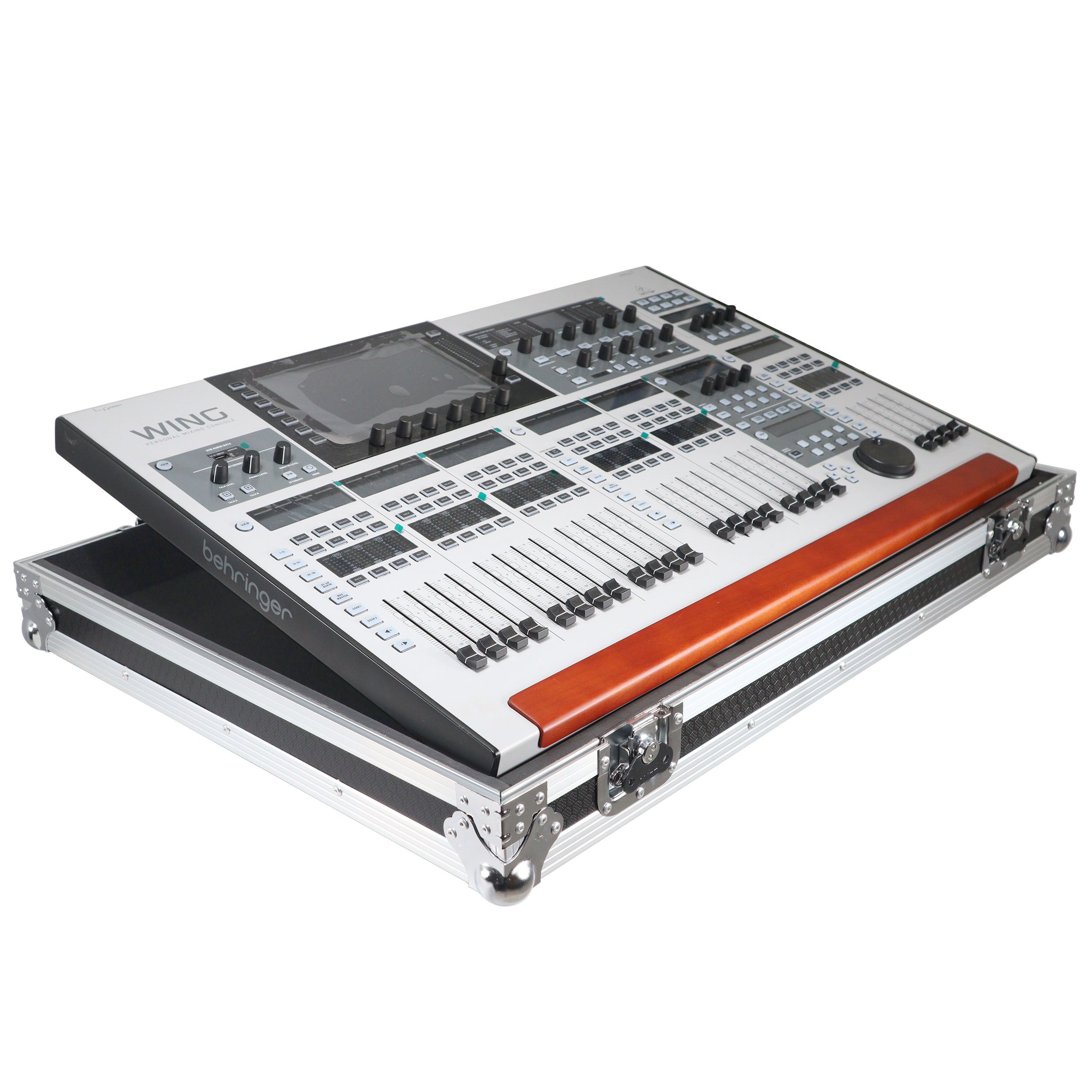 ProX Fits Behringer Wing Digital Mixer Console Flight Case w Low Profile Wheels