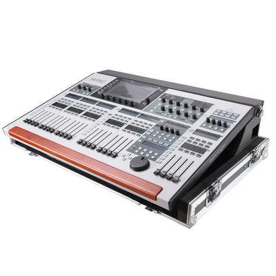 ProX ATA Digital Audio Mixer Flight Case for Behringer WING Console with Doghouse compartment and Caster wheels