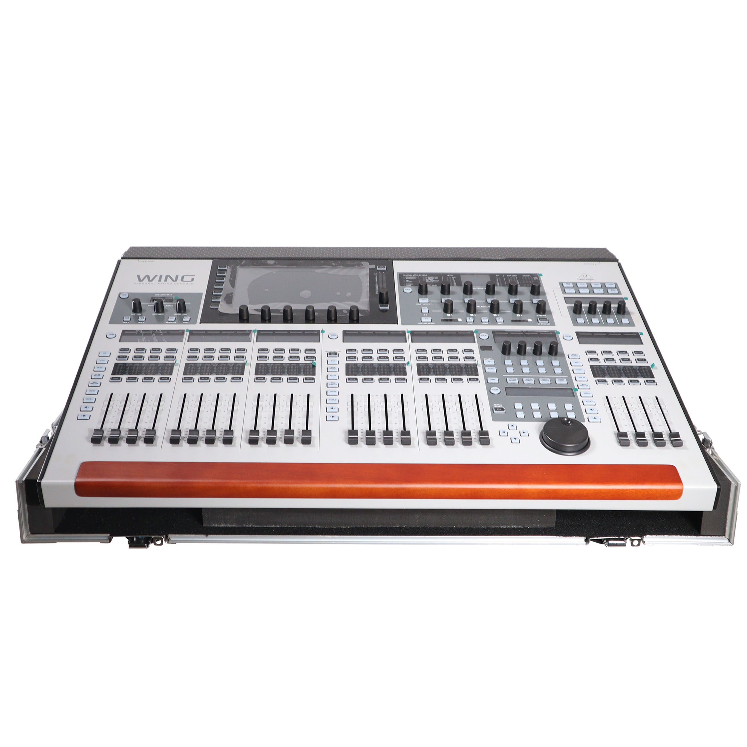 ProX ATA Digital Audio Mixer Flight Case for Behringer WING Console with Doghouse compartment and Caster wheels