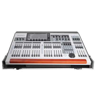 ProX ATA Digital Audio Mixer Flight Case for Behringer WING Console with Doghouse compartment and Caster wheels