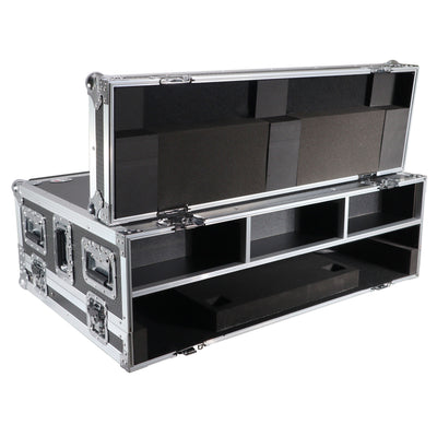 ProX ATA Digital Audio Mixer Flight Case for Behringer WING Console with Doghouse compartment and Caster wheels