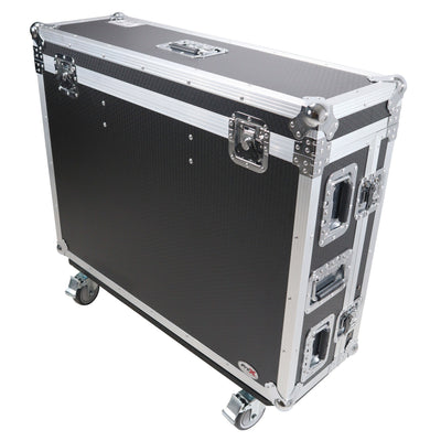 ProX ATA Digital Audio Mixer Flight Case for Behringer WING Console with Doghouse compartment and Caster wheels