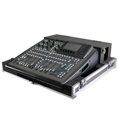 ProX ATA Digital Audio Mixer Flight Case for Behringer X32 Compact Console with Doghouse compartment and Caster wheels