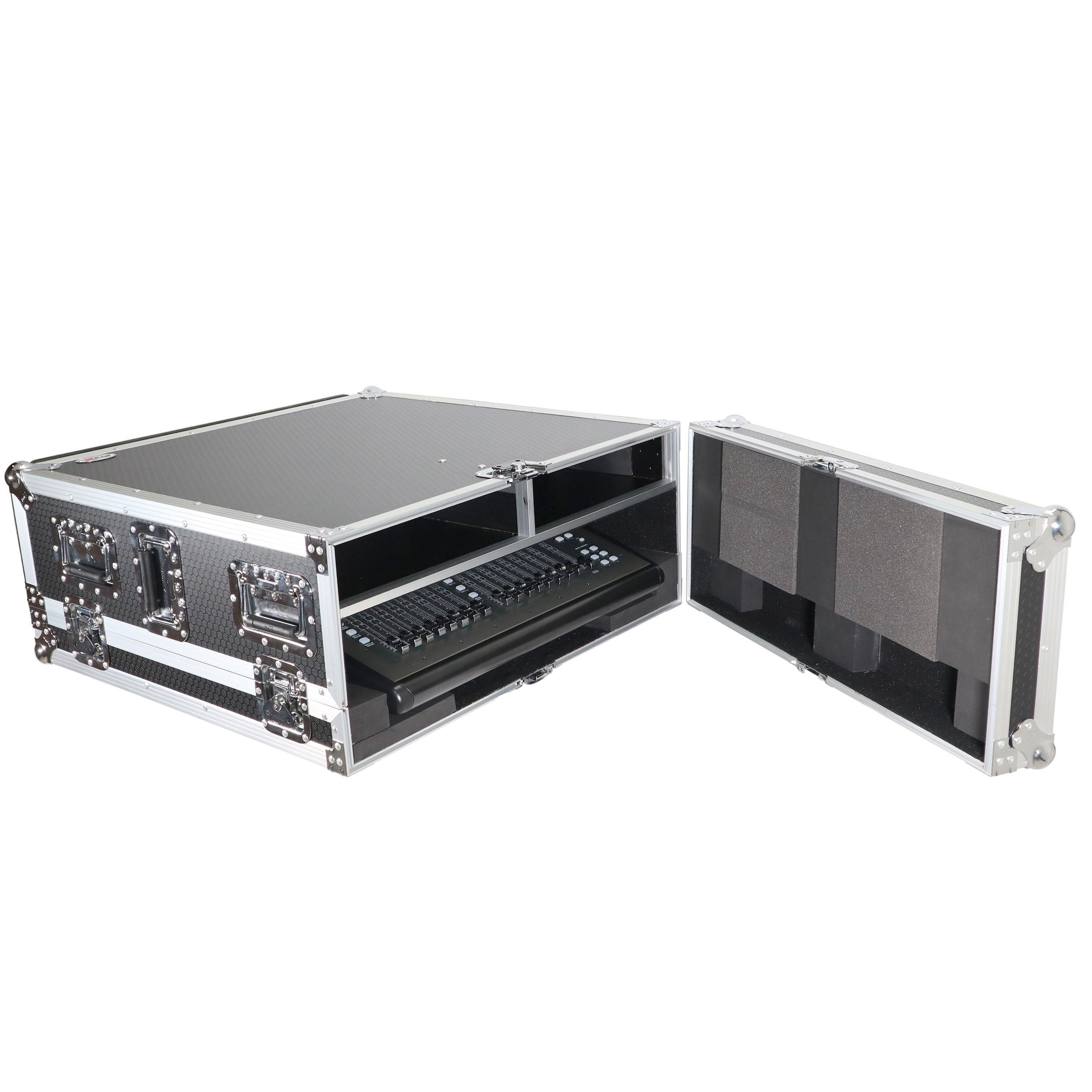 ProX ATA Digital Audio Mixer Flight Case for Behringer X32 Compact Console with Doghouse compartment and Caster wheels
