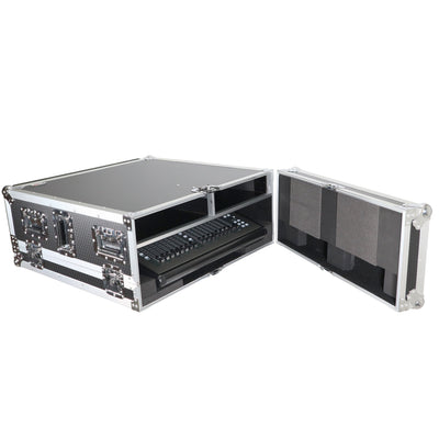 ProX ATA Digital Audio Mixer Flight Case for Behringer X32 Compact Console with Doghouse compartment and Caster wheels