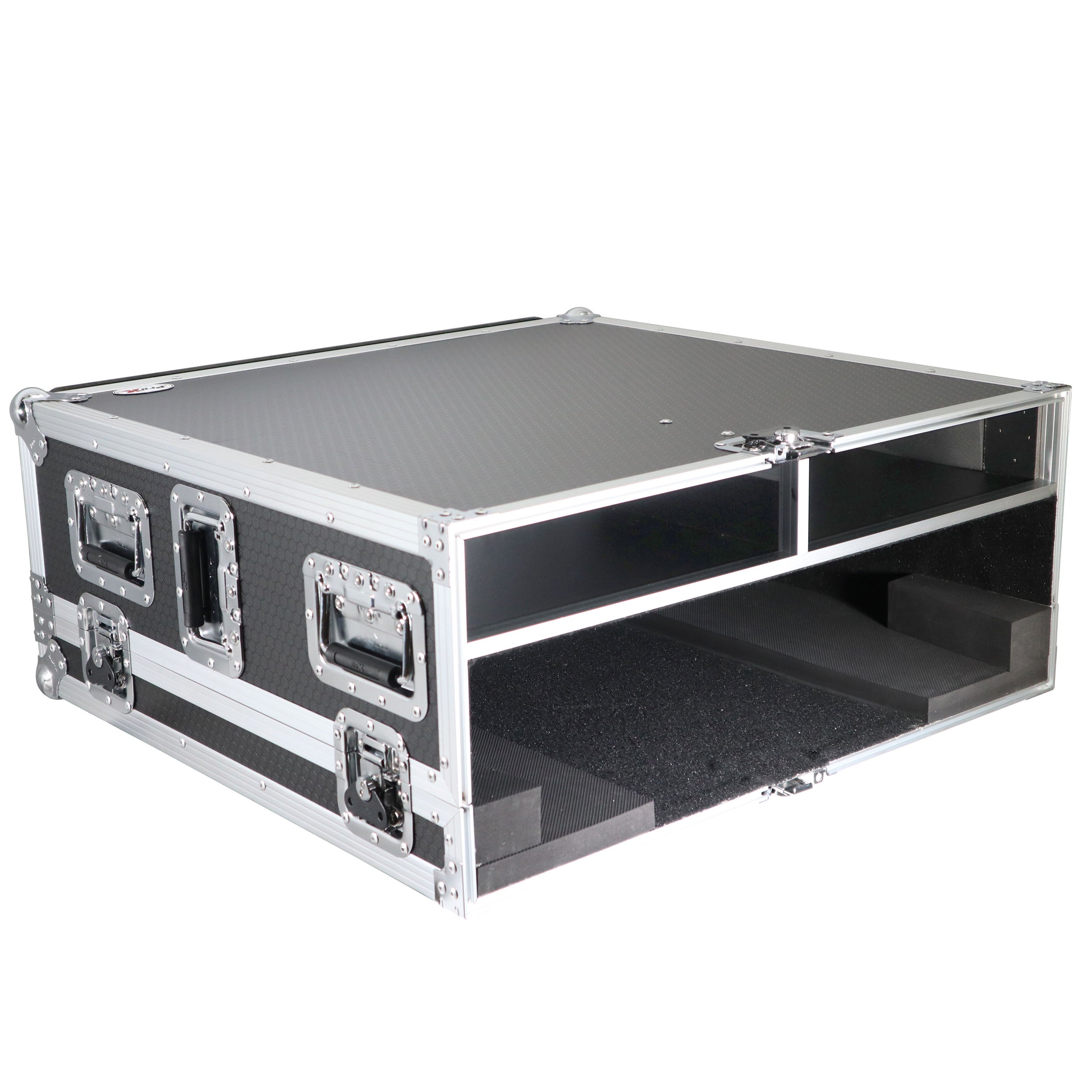 ProX ATA Digital Audio Mixer Flight Case for Behringer X32 Compact Console with Doghouse compartment and Caster wheels