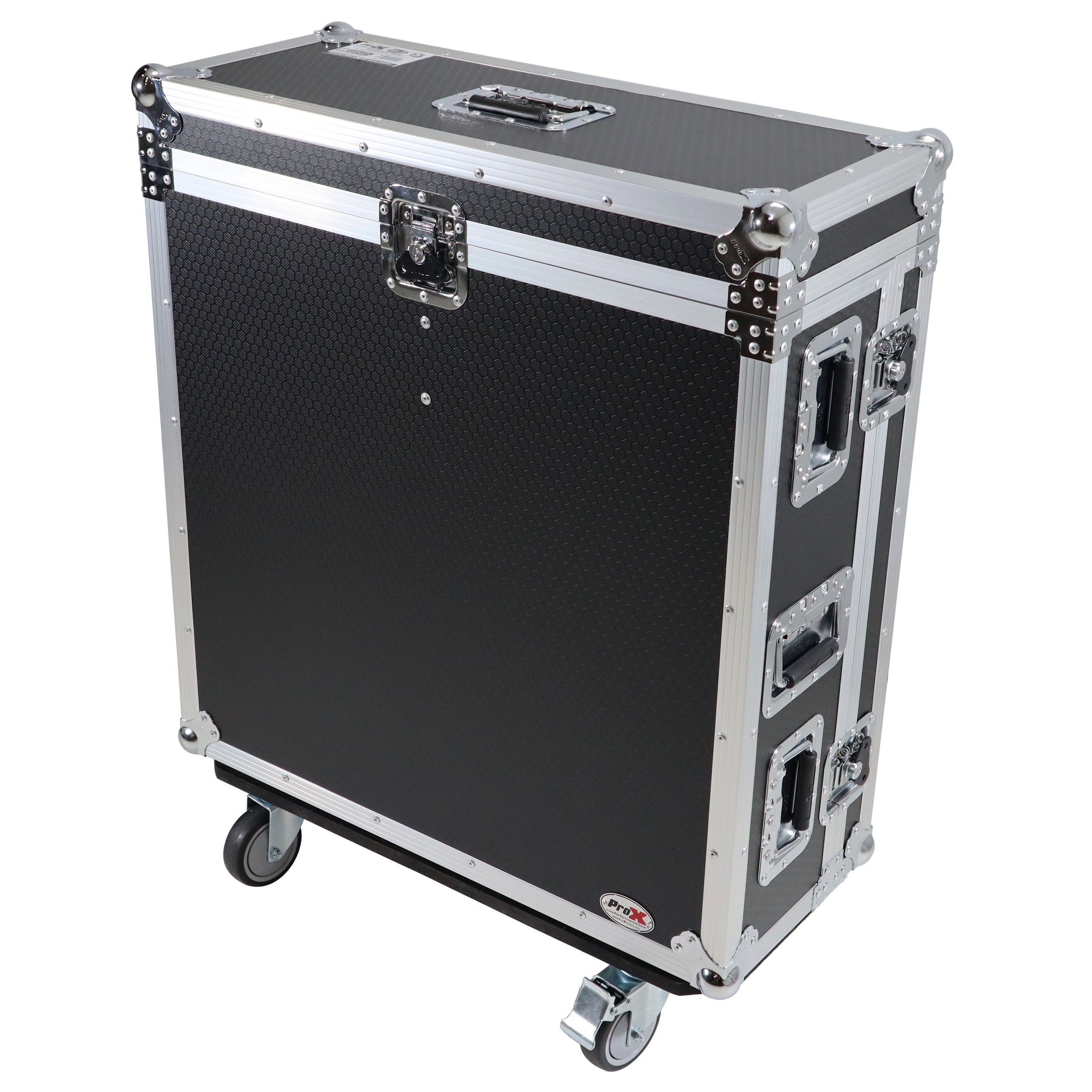 ProX ATA Digital Audio Mixer Flight Case for Behringer X32 Compact Console with Doghouse compartment and Caster wheels