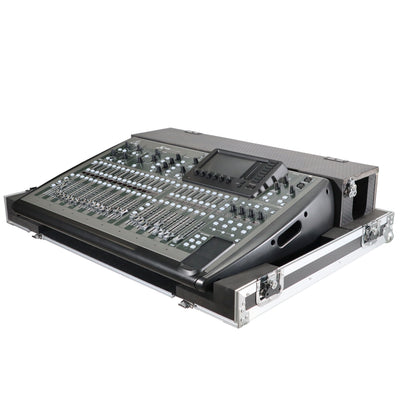 ProX ATA Digital Audio Mixer Flight Case for Behringer X32 Console with Doghouse compartment and Caster wheels