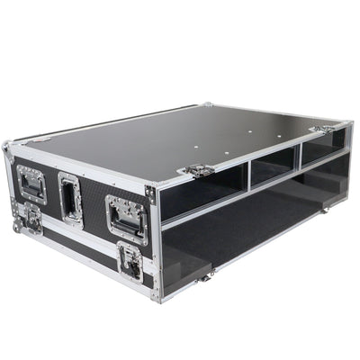 ProX ATA Digital Audio Mixer Flight Case for Behringer X32 Console with Doghouse compartment and Caster wheels